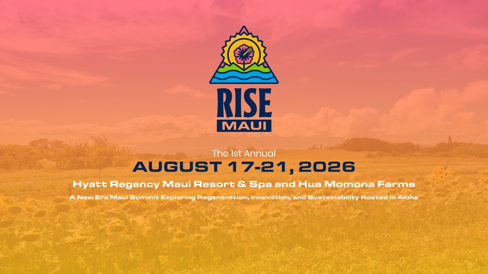 RISE Maui - August 17 & 22, 2026